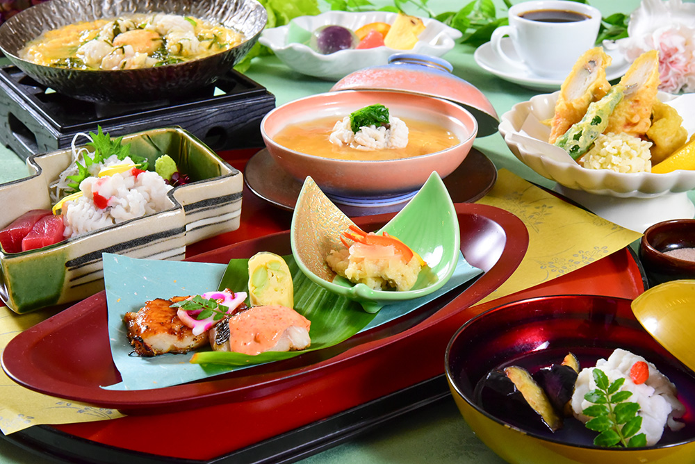 「ふぐ御膳」「ふぐ会席」