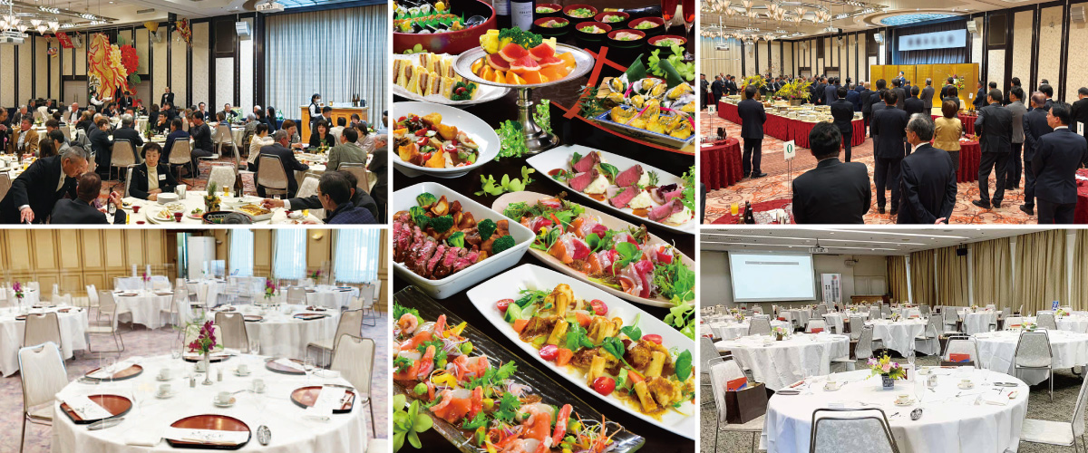 歓送迎会・周年記念・祝賀会・同窓会・懇親会に、自治会などのお集まりに